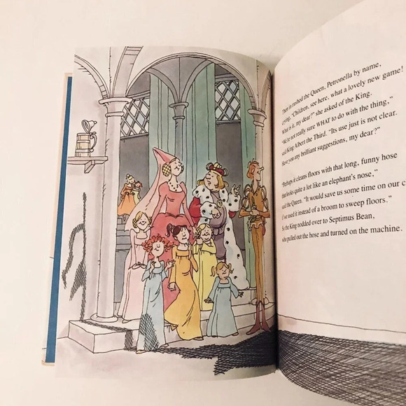 Vtg 1979 Septimus Bean His Amazing Machine Janet Quin Harkin Book - Picture 10 of 15